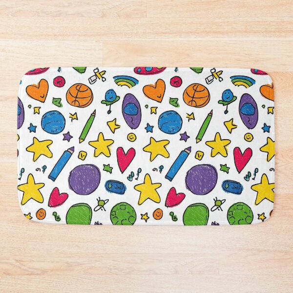 Item preview, Primary Colors Stars and Shapes Doodle designed and sold by Piotrek0001.
