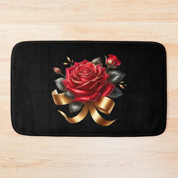 Item preview, Romantic Red Rose Illustration – Floral Botanical Art designed and sold by artedigital99.