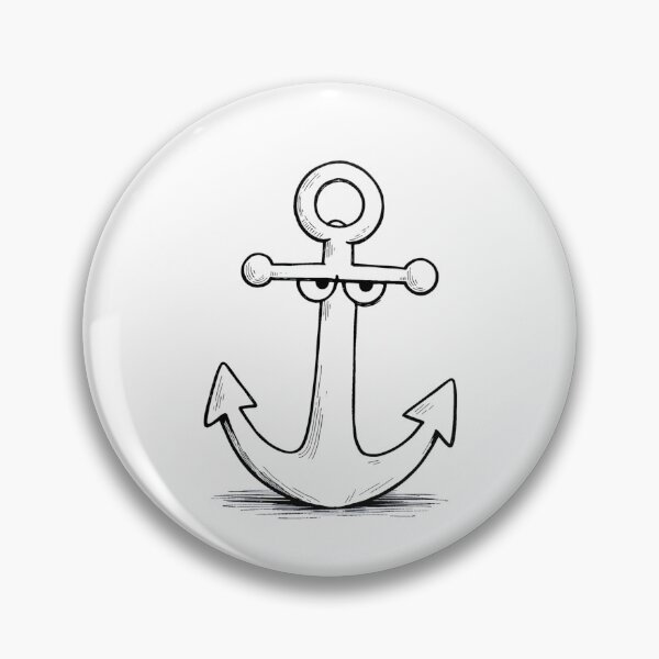 Item preview, Annoyed anchor, maritime, North German designed and sold by FrechZeug.