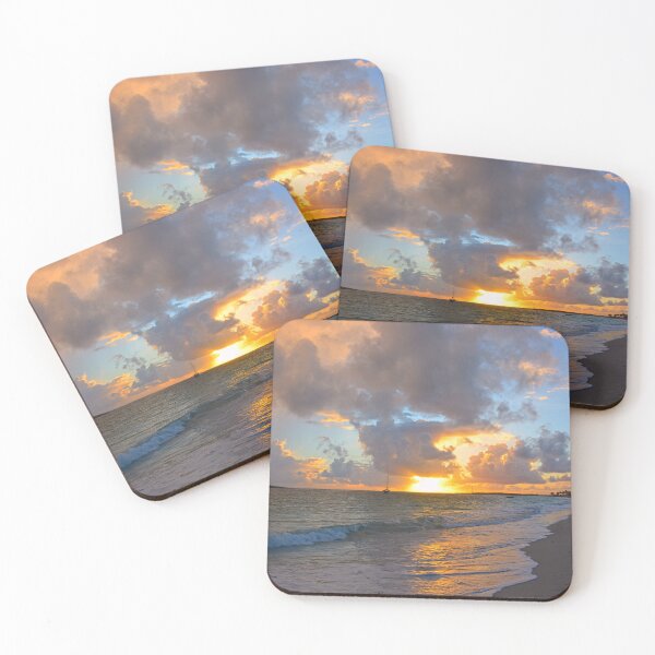 Item preview, Cloudy Sunrise Over Orient Bay St. Martin designed and sold by LisaWootenPhoto.