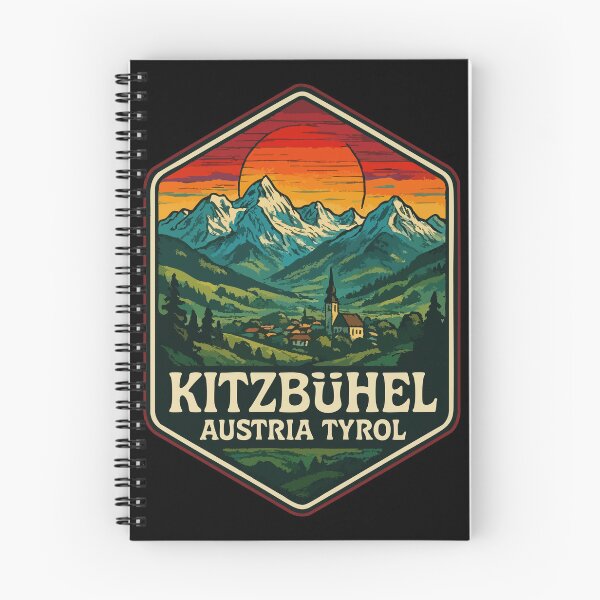 Item preview, Kitzbuhel Austria Tyrol Retro Travel designed and sold by TomFrontierArt.