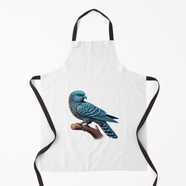 Item preview, A vibrant blue parrot perched gracefully on a branch, showcasing its stunning feather patterns. designed and sold by cave-canvas.