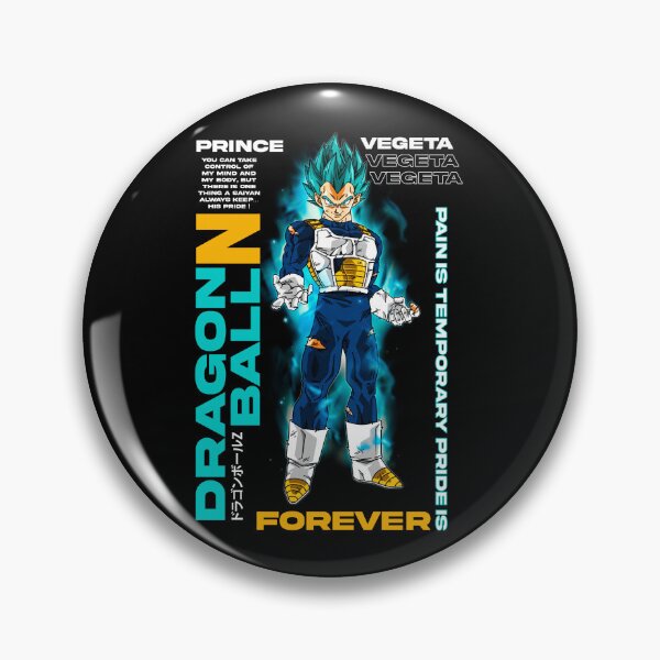 Item preview, Proud Saiyan Prince Anime Warrior – Blue Energy Manga Style Fighter Design designed and sold by CSOApparels.