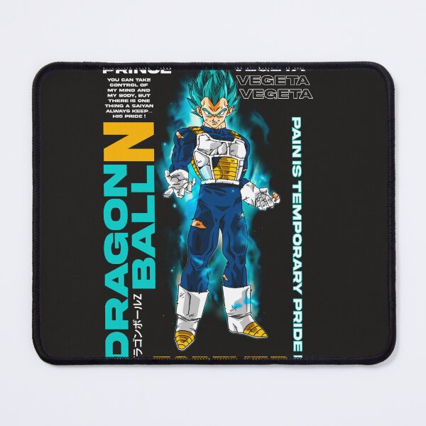 Item preview, Proud Saiyan Prince Anime Warrior – Blue Energy Manga Style Fighter Design designed and sold by CSOApparels.