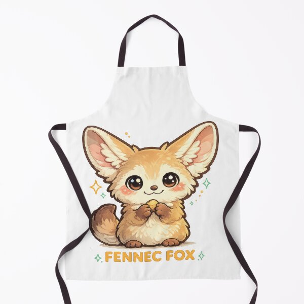 Item preview, Fennec Fox Kawaii Sticker (Cute Big Ears Desert Fox) designed and sold by jgvisualarts.