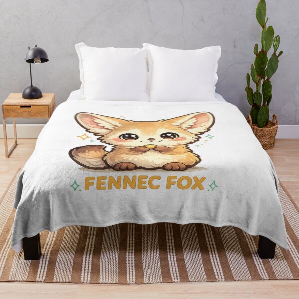 Item preview, Fennec Fox Kawaii Sticker (Cute Big Ears Desert Fox) designed and sold by jgvisualarts.