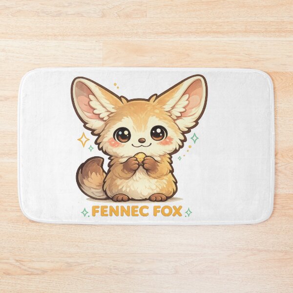 Item preview, Fennec Fox Kawaii Sticker (Cute Big Ears Desert Fox) designed and sold by jgvisualarts.