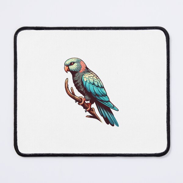 Item preview, Colorful parrot perched on a branch, showcasing vibrant feathers and intricate details. designed and sold by cave-canvas.