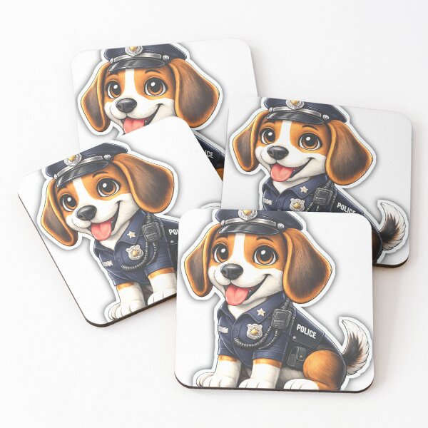 Item preview, Beagle K9 kawaii stiker K9 Unit On Duty Funny Police Dog Shirt Cute K9 Dog Lover Gift designed and sold by ahfas86.