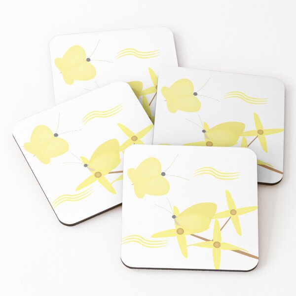 Item preview, Forsythia and Butterfly designed and sold by Sherry studio.
