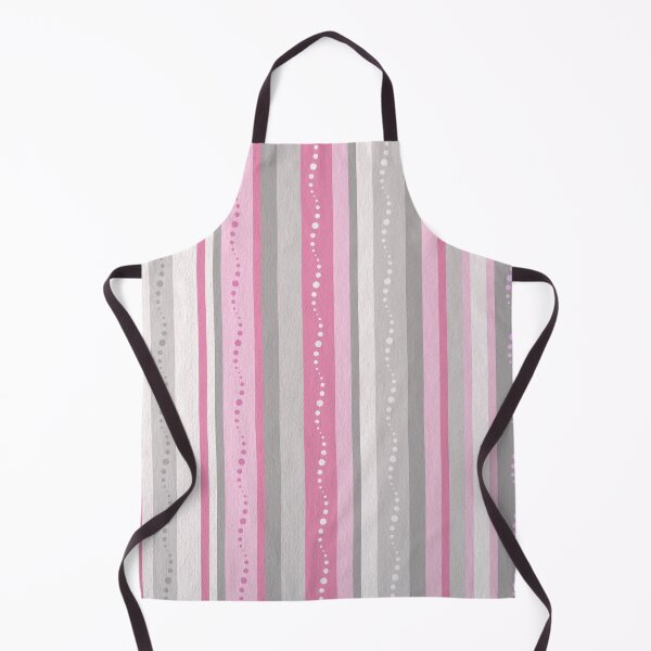 Item preview, Pink and Gray Vertical Stripe Pattern – Modern Minimal Dotted Abstract Design designed and sold by Artsy Corner.