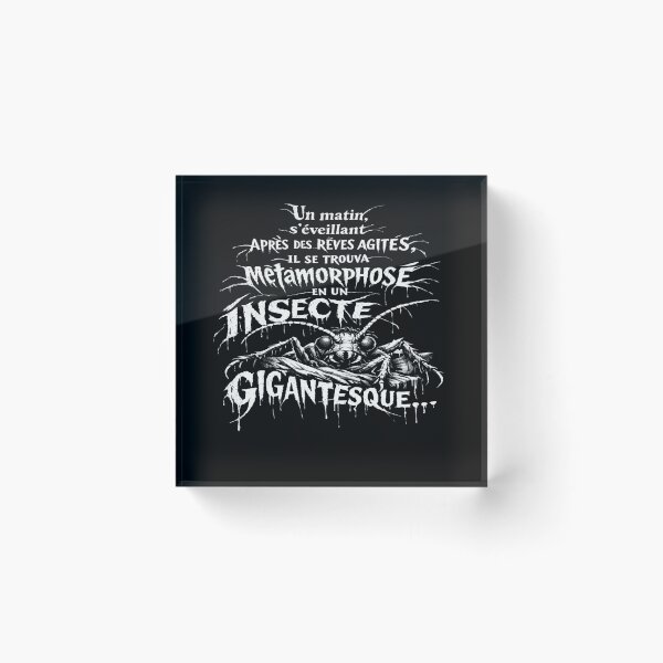 Item preview, A broken alarm clock whose hands transform into insect legs, suggesting that time itself becomes a metamorphosed prison. designed and sold by SoftArtistry .