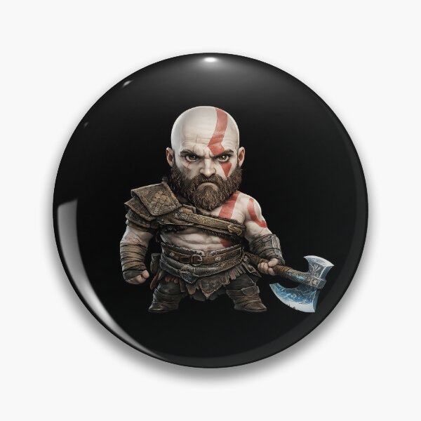 Item preview, Kratos Chibi - God of War Cute designed and sold by GameCrash.