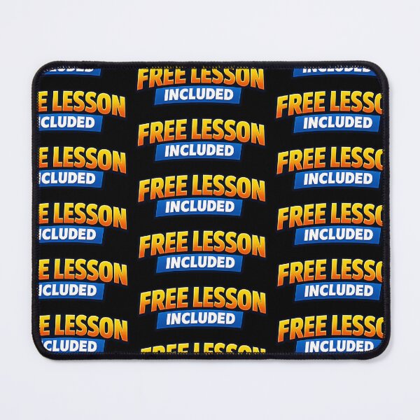 Item preview, Free Lesson Included Funny Sarcastic Humor Quote Design designed and sold by TeeTimeTreasure.