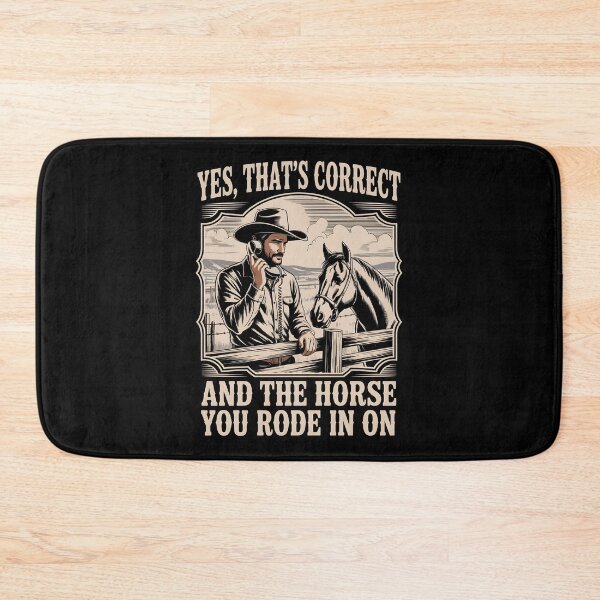 Item preview, Yes That's Correct and The Horse You Rode in On designed and sold by AniArtPL.