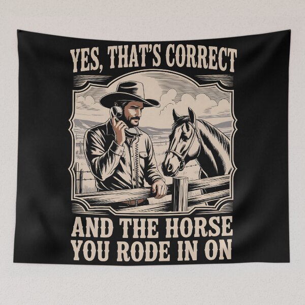 Item preview, Yes That's Correct and The Horse You Rode in On designed and sold by AniArtPL.