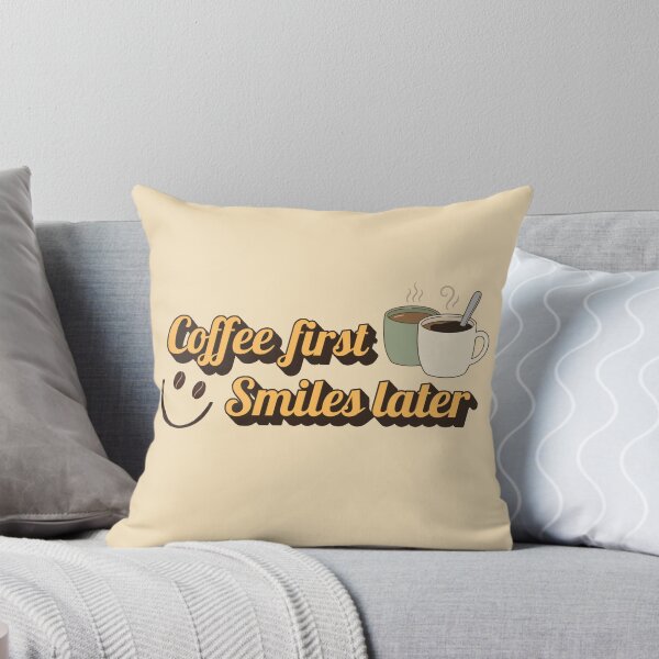 Item preview, Coffee first smiles later gift for coffee lovers designed and sold by Shedronpanda.