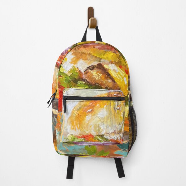 Item preview, Cheeseburger Painting – Colorful Burger Food Art designed and sold by AlisaArtDecor.