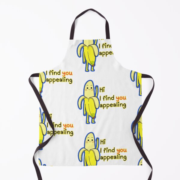 Item preview, Banana Hi I Find You Appealing Cute Pun Design designed and sold by The-Melon-Cart.