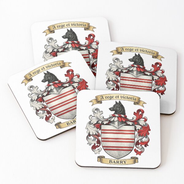 Item preview, The Barry Family Coat of Arms designed and sold by BagTown Clans.