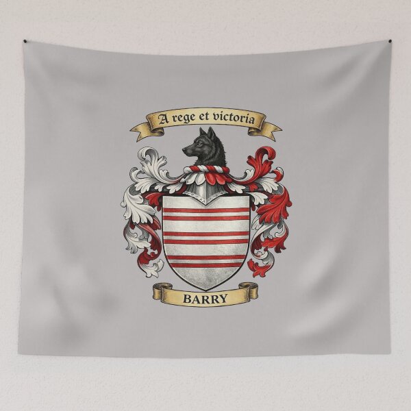 Item preview, The Barry Family Coat of Arms designed and sold by BagTown Clans.