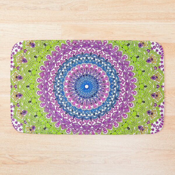 Item preview, "Radiant Multicolored Mandala with Symmetry" designed and sold by nighttime1990.