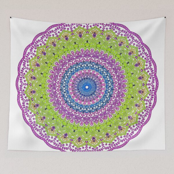 Item preview, "Radiant Multicolored Mandala with Symmetry" designed and sold by nighttime1990.