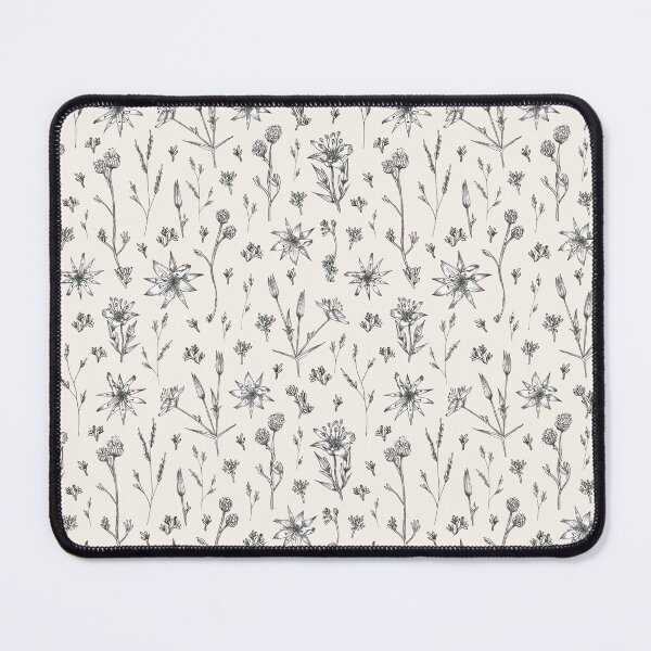 Item preview, Arenaria pungens flowers with cream background designed and sold by cezidesign.