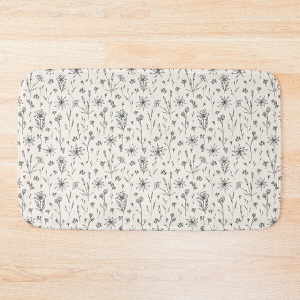 Item preview, Arenaria pungens flowers with cream background designed and sold by cezidesign.