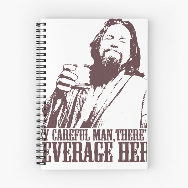 Item preview, The Big Lebowski Careful Man There's A Beverage Here T-Shirt  designed and sold by mkr500.
