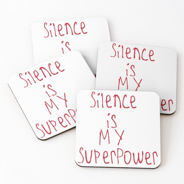 Item preview, Silence is My Superpower designed and sold by kinpirks.