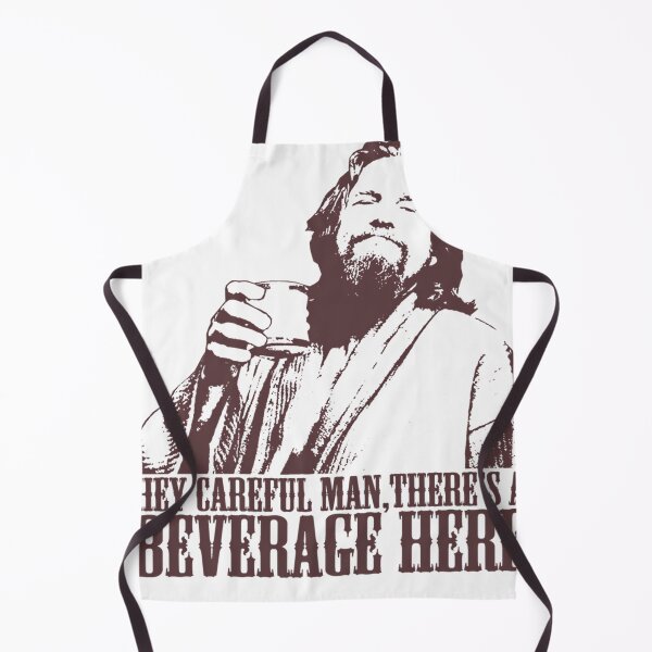 Item preview, The Big Lebowski Careful Man There's A Beverage Here T-Shirt designed and sold by mkr500.
