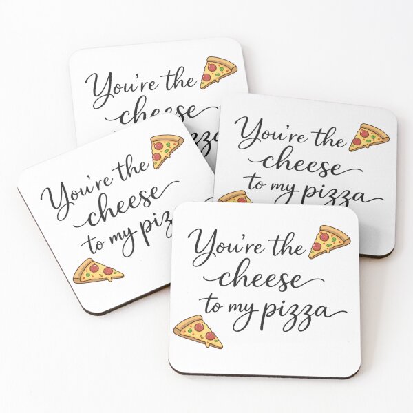Item preview, You’re the Cheese to My Pizza - Fun Foodie Quote Typography designed and sold by StickersPhotoPaintings.