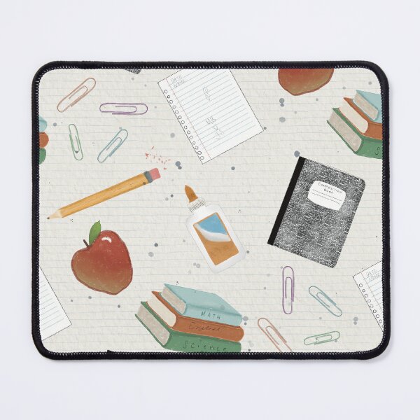 Item preview, Vintage Back to School Supplies Seamless Pattern designed and sold by Seamlessly Buffalo.