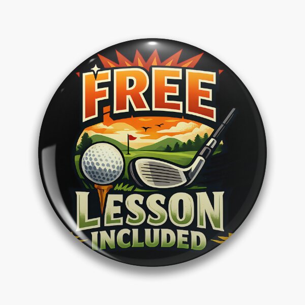 Item preview, Free Lesson Included Funny Golf Humor Design designed and sold by TeeTimeTreasure.