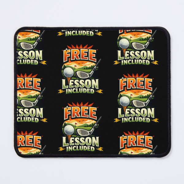 Item preview, Free Lesson Included Funny Golf Humor Design designed and sold by TeeTimeTreasure.