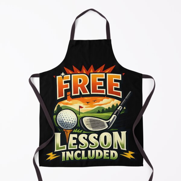 Item preview, Free Lesson Included Funny Golf Humor Design designed and sold by TeeTimeTreasure.