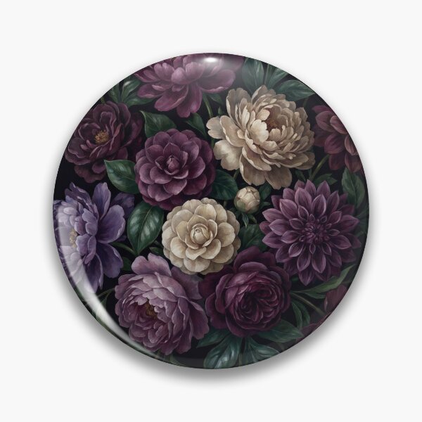 Item preview, Dark Vintage Floral Bouquet Illustration designed and sold by Rutvain.