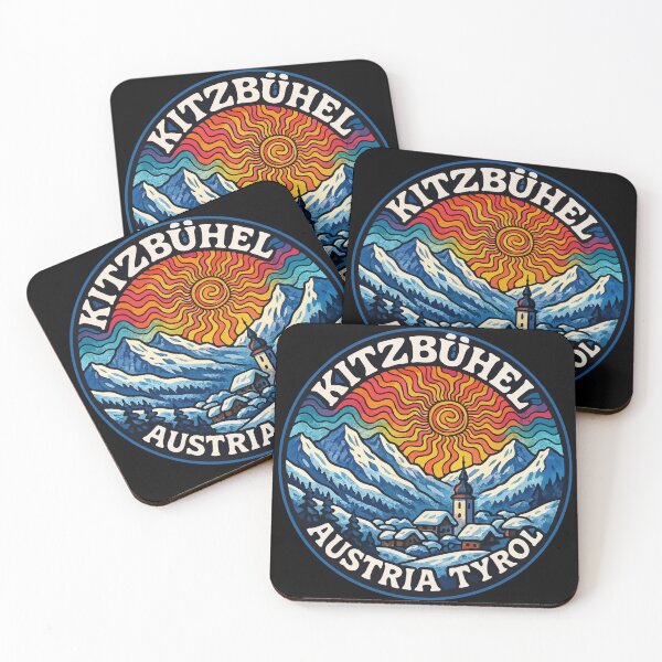 Item preview, Kitzbuhel Austria Tyrol Travel Trippy Art designed and sold by TomFrontierArt.