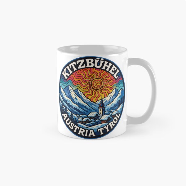 Item preview, Kitzbuhel Austria Tyrol Travel Trippy Art designed and sold by TomFrontierArt.