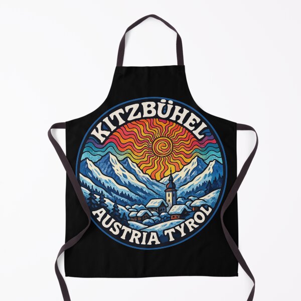 Item preview, Kitzbuhel Austria Tyrol Travel Trippy Art designed and sold by TomFrontierArt.