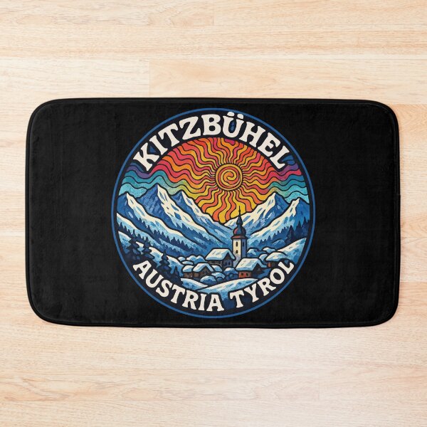 Item preview, Kitzbuhel Austria Tyrol Travel Trippy Art designed and sold by TomFrontierArt.