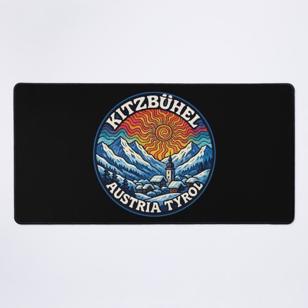 Item preview, Kitzbuhel Austria Tyrol Travel Trippy Art designed and sold by TomFrontierArt.