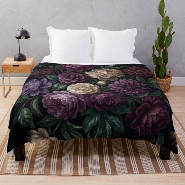 Item preview, Dark Vintage Floral Bouquet Illustration designed and sold by Rutvain.