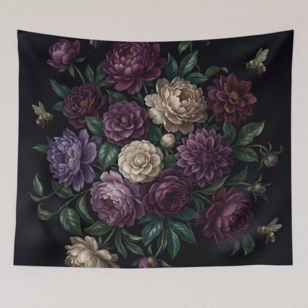 Item preview, Dark Vintage Floral Bouquet Illustration designed and sold by Rutvain.
