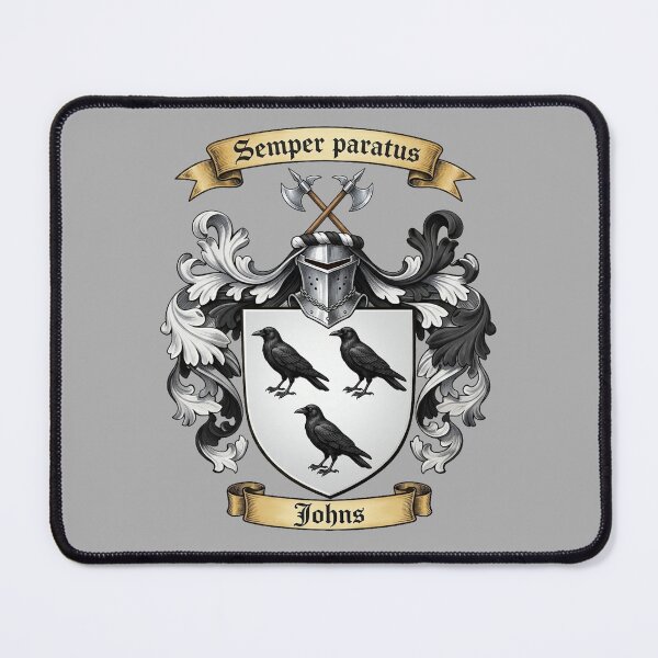 Item preview, The Johns Family Coat of Arms designed and sold by BagTown Clans.