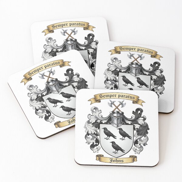 Item preview, The Johns Family Coat of Arms designed and sold by BagTown Clans.