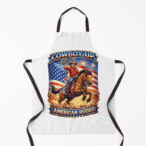 Item preview, Patriotic Cowboy Rodeo – Cowboy Up American Rodeo Design designed and sold by Wear Sculpt.