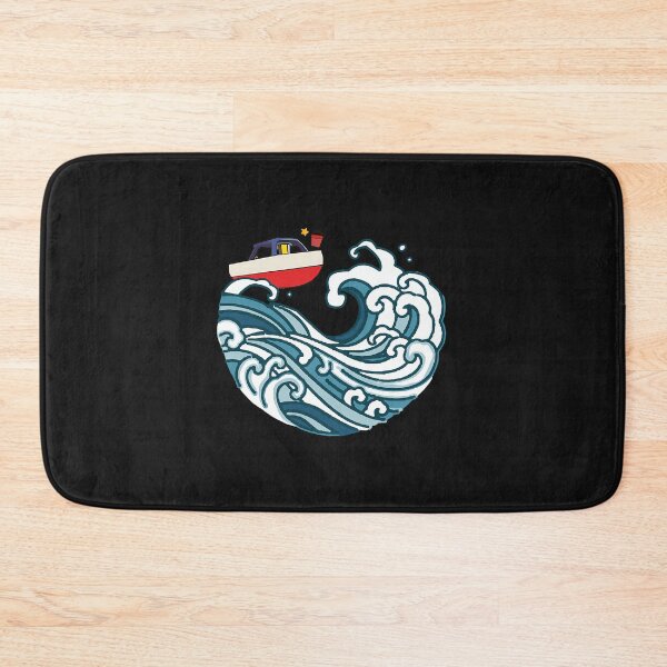 Item preview, Boat On Big Wave designed and sold by lucasgavino.