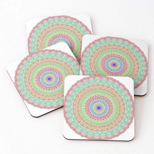 Item preview, "Radiant Multicolored Mandala with Symmetry" designed and sold by nighttime1990.